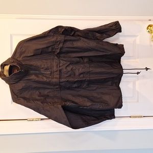 Men's pullover rain jacket